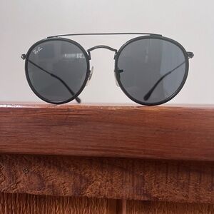 Ray-Ban RayBan Ray Ban wire frame double-bridge sunglasses rb3647-n